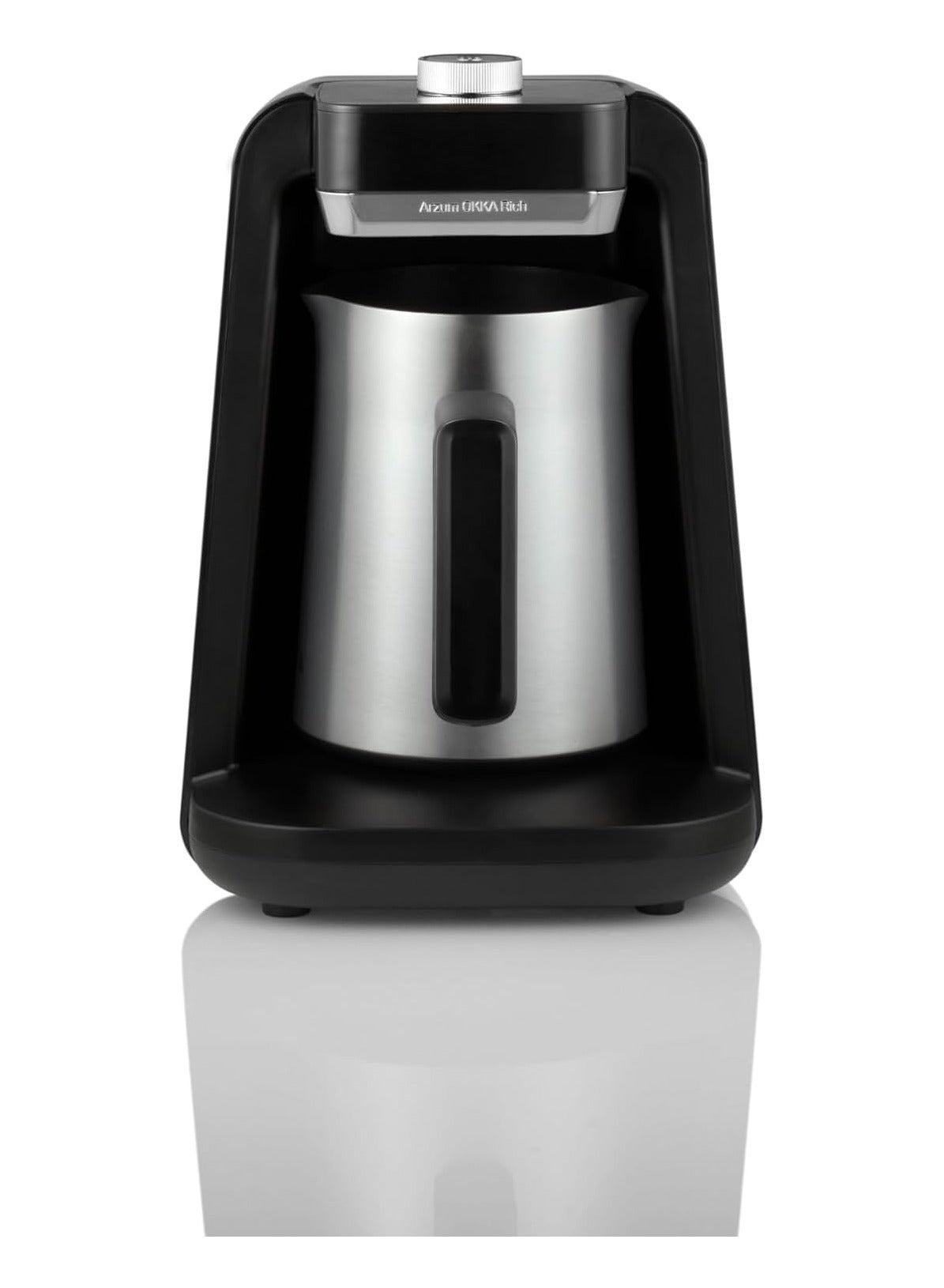 Arzum Okka0026 Rich Spin Pro Turkish Coffee Machine | 700W Automatic Coffee Maker | 5 oz Capacity | Milk Turkish Coffee Machine | Bakır / Copper | OK0026